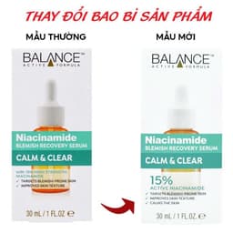 Thumbnail Serum Ngừa Mụn Mờ Thâm Balance Active Formula Niacinamide 15% Blemish Recovery 30ml 3