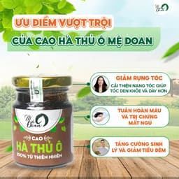Thumbnail Cao hà thủ ô hạn chế tóc bạc rụng tóc, lão hóa da bồi bổ sức khỏe 80g Mệ Đoan 2