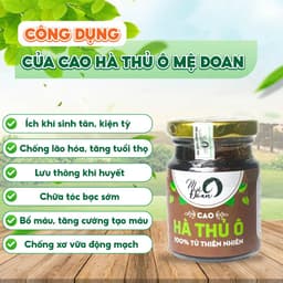 Thumbnail Cao hà thủ ô hạn chế tóc bạc rụng tóc, lão hóa da bồi bổ sức khỏe 80g Mệ Đoan 1