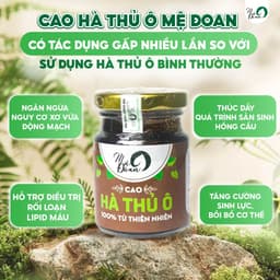 Thumbnail Cao hà thủ ô hạn chế tóc bạc rụng tóc, lão hóa da bồi bổ sức khỏe 80g Mệ Đoan 3