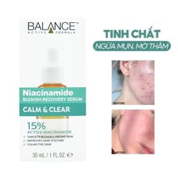 Thumbnail Serum Ngừa Mụn Mờ Thâm Balance Active Formula Niacinamide 15% Blemish Recovery 30ml 4