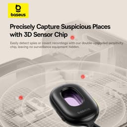 Thumbnail Máy Dò Phát Hiện Camera Baseus Heyo Series II cảnh báo khi phát hiện camera, rung báo động chống trộm 4