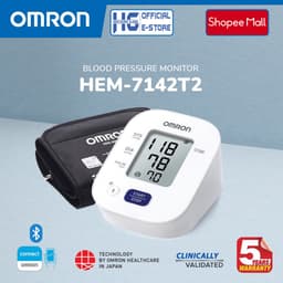 Thumbnail Máy Đo Huyết Áp Bắp Tay Omron HEM-7142T2 | Kết Nối Bluetooth Với Smartphone - Thương Hiệu Nhật Bản 4