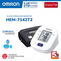 Thumbnail Máy Đo Huyết Áp Bắp Tay Omron HEM-7142T2 | Kết Nối Bluetooth Với Smartphone - Thương Hiệu Nhật Bản 1