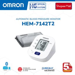 Thumbnail Máy Đo Huyết Áp Bắp Tay Omron HEM-7142T2 | Kết Nối Bluetooth Với Smartphone - Thương Hiệu Nhật Bản 2