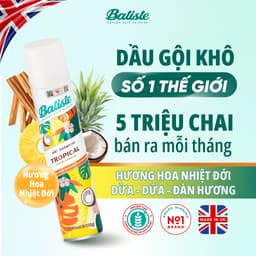 Thumbnail Dầu Gội Khô Batiste Hương Hoa Nhiệt Đới - Batiste Dry Shampoo Coconut & Exotic Tropical 200ml 1