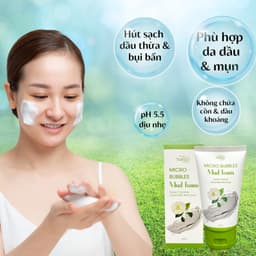 Thumbnail Sữa rửa mặt da dầu mụn chứa bùn khoáng RIORI HANA MICRO BUBBLES MUD FOAM 120g 3