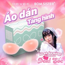 Thumbnail Áo lót dán silicon, áo ngực cài trước nâng ngực tạo khe ngực, chuyên mặc trang phục hở lưng BOM SISTER AD002 - AD003 1