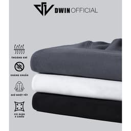 Thumbnail Áo giữ nhiệt nam dài tay Dwin chất lông thỏ thun cao cổ co giãn lót nỉ 2 mặt local brand 2.0 4