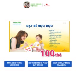 Thumbnail Flashcard Glenn Doman - Bộ 100 Thẻ Học Đọc Thông Minh Phát Triển Ngôn Ngữ Cho Trẻ Từ 0-6 Tuổi 1