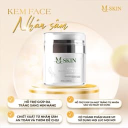 Thumbnail Kem Face Nhân Sâm MQ SKIN Dưỡng Trắng, Cấp Ẩm -MQ SKIN Ginseng White Cream 30gr 2