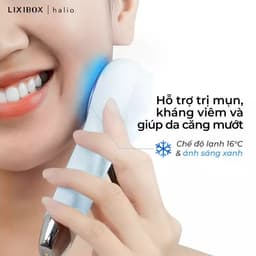 Thumbnail Máy Rửa Mặt Massage Tích Hợp Liệu Pháp Ánh Sáng và Nhiệt Halio Multi-task Cleansing & Massaging Device 4