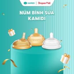 Thumbnail Núm Bình Sữa Kamidi Chất Liệu Silicon, Núm 1 Tia, Núm 3 Tia, Núm Tia Y, Núm Tập Hút 2