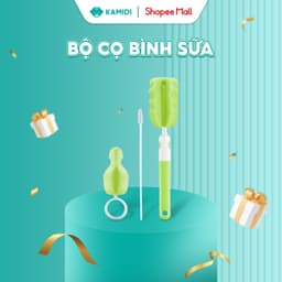 Thumbnail Cọ Bình Sữa Kamidi 3 Chi Tiết Vệ Sinh Bình Sữa Màu Ngẫu Nhiên 1