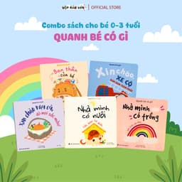 Thumbnail Bộ sách thơ Quanh bé có gì Hộp Háo Hức cho bạn nhỏ 0-3 tuổi, giúp dễ dàng ghi nhớ, bắt chước, nâng cao vốn từ vựng 1