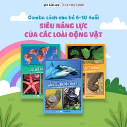 Thumbnail Combo sách Siêu năng lực của các loài động vật cho bé 6-10 tuổi giải mã sự tò mò, những điều thú vị về thế giới động vật 1