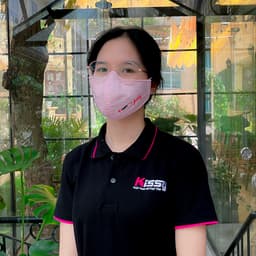 Thumbnail Khẩu Trang Kissy Gia Đình Trơn Đủ Size Vải Cotton Sợi Hoạt Tính Chống Tia UV Ngăn Bụi Mịn PM 2.5 2