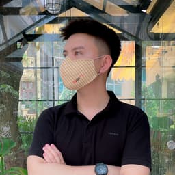 Thumbnail Khẩu Trang Kissy Gia Đình Kẻ Caro Đủ Size Vải Cotton Sợi Hoạt Tính Chống Tia UV Ngăn Bụi Mịn PM 2.5 4