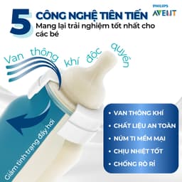 Thumbnail Bình Sữa Philips Avent Shrink Wrap Classic Cho Bé Cổ Rộng Natural An Toàn, Chống Đầy Hơi Sặc Sữa 4