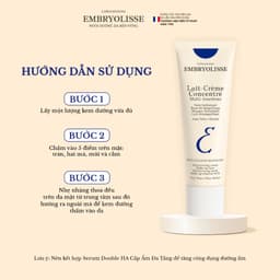 Thumbnail Combo Chăm Da Siêu Tối Giản Unisex Embryolisse Sữa Rửa Mặt 200ml và Kem Dưỡng Ẩm 30ml 2