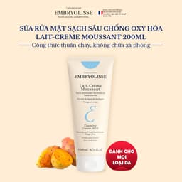 Thumbnail Combo Chăm Da Siêu Tối Giản Unisex Embryolisse Sữa Rửa Mặt 200ml và Kem Dưỡng Ẩm 30ml 3