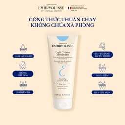 Thumbnail Combo Chăm Da Siêu Tối Giản Unisex Embryolisse Sữa Rửa Mặt 200ml và Kem Dưỡng Ẩm 30ml 4