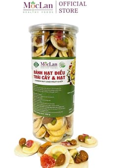 Thumbnail Bánh đồng tiền mix hạt Mộc Lan - ăn kiêng giảm cân - bánh ngũ cốc dinh dưỡng healthy 250g, 450g 3