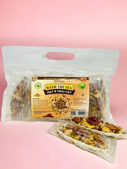 Thumbnail Bánh thuyền hạt dinh dưỡng Mộc Lan loại Vip mix các loại hạt hỗ trợ giảm cân ăn kiêng - 250g, 500g 3