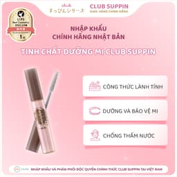 Thumbnail Tinh Chất Dưỡng Mi, Giữ Cong Mi, Chống Thấm Nước Club Suppin Nhật Bản Hộp 6,6ML 1