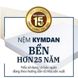 Thumbnail Nệm cao su thiên nhiên Kymdan Deluxe độ dày 10 cm 2