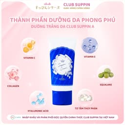 Thumbnail Kem Dưỡng Trắng Mờ Thâm Club Suppin A Nhật Bản Tuýp 30g 2