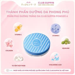 Thumbnail Phấn Phủ Dưỡng Trắng Da, Che Phủ Lỗ Chân Lông Club Suppin Powder A Nhật Bản Hộp Nhỏ Gọn 12g 2