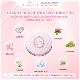 Thumbnail Phấn Phủ Dạng Nén Club Suppin Nhật Bản Kiềm Dầu, Lâu Trôi, Dưỡng Ẩm, Dưỡng Trắng Da Cho Mọi Loại Da (Nhiều Phân Loại) 2