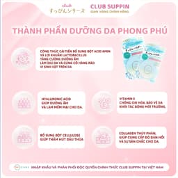Thumbnail Phấn Phủ Dưỡng Da Club Suppin Powder C Hương Hoa Trái Tươi Mát Nhật Bản (Hộp 26G) 1