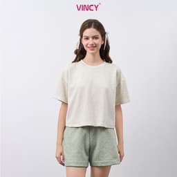 Thumbnail Bộ phối quần short nỉ và áo thun cotton cho mùa Giáng Sinh BST030W41 2