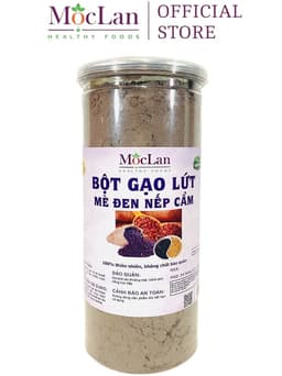 Thumbnail Bột gạo lứt mè đen nếp cẩm Mộc Lan, thực phẩm giảm cân bổ sung dinh dưỡng - 250g, 500g 1