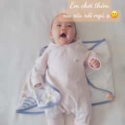 Thumbnail Cho Bé Sơ Sinh Cotton Mềm Mịn (Kt: 35x80Cm) 2