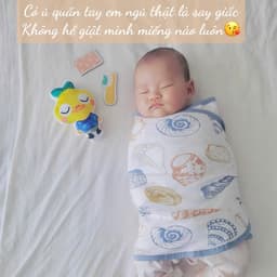 Thumbnail Cho Bé Sơ Sinh Cotton Mềm Mịn (Kt: 35x80Cm) 4