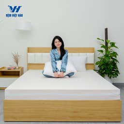 Thumbnail Nệm cao su thiên nhiên nguyên khối Việt Hàn Luxury - Đàn Hồi, Êm Ái - Bảo hành 15 Năm 2