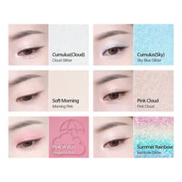 Thumbnail Bảng Phấn Mắt 9 Ô Màu Có Highlight Black Rouge Colordation Mood Palette - Weather Zip 3