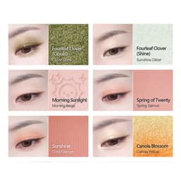 Thumbnail Bảng Phấn Mắt 9 Ô Màu Có Highlight Black Rouge Colordation Mood Palette - Weather Zip 4