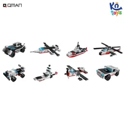 Thumbnail Đồ chơi xếp hình, lắp ráp Qman 42205 - Tàu chạy bằng năng lượng h ạt nh ân (572 mảnh ghép) 2