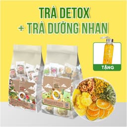 Thumbnail Set 40 gói trà detox và trà dưỡng nhan mix vị giúp đẹp da, đẹp dáng 1