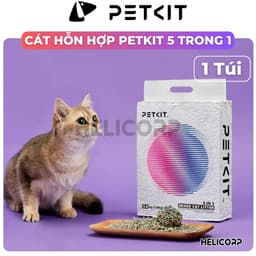 Thumbnail Cát Vệ Sinh Cho Mèo PETKIT Bentonite Mix Đậu Nành, Không Bụi, Xả Toilet, 3.6Kg/túi 2