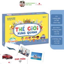 Thumbnail Flashcard - Bộ 200 thẻ học thông minh song ngữ Glenn Doman Thế Giới Xung Quanh 1
