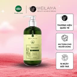 Thumbnail Dầu gội đầu thảo dược Weilaiya gừng detox da đầu và kích thích mọc tóc gấp đôi hiệu quả cho da đầu dầu 420ml 2