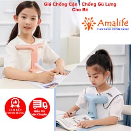 Thumbnail Bộ Giá Đỡ Cằm Chống Cận Thị Cải Tiến PRO Dụng Cụ Chống Gù Giúp Ngồi Thẳng Lưng Luyện Chữ Chính Hãng Amalife 2