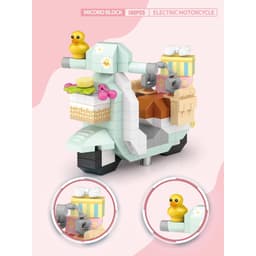 Thumbnail Bộ Đồ chơi lắp ráp khối xây dựng LOZ mni mô hình phương tiện giao thông 8613-8624 2