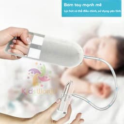 Thumbnail Dụng cụ hút mũi, máy hút mũi cho bé sơ sinh và trẻ nhỏ kéo tay Nasal Aspirator Hello 05 lực hút mạnh 2