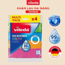 Thumbnail Khăn lau đa năng VILEDA set 4 chiếc một gói 2